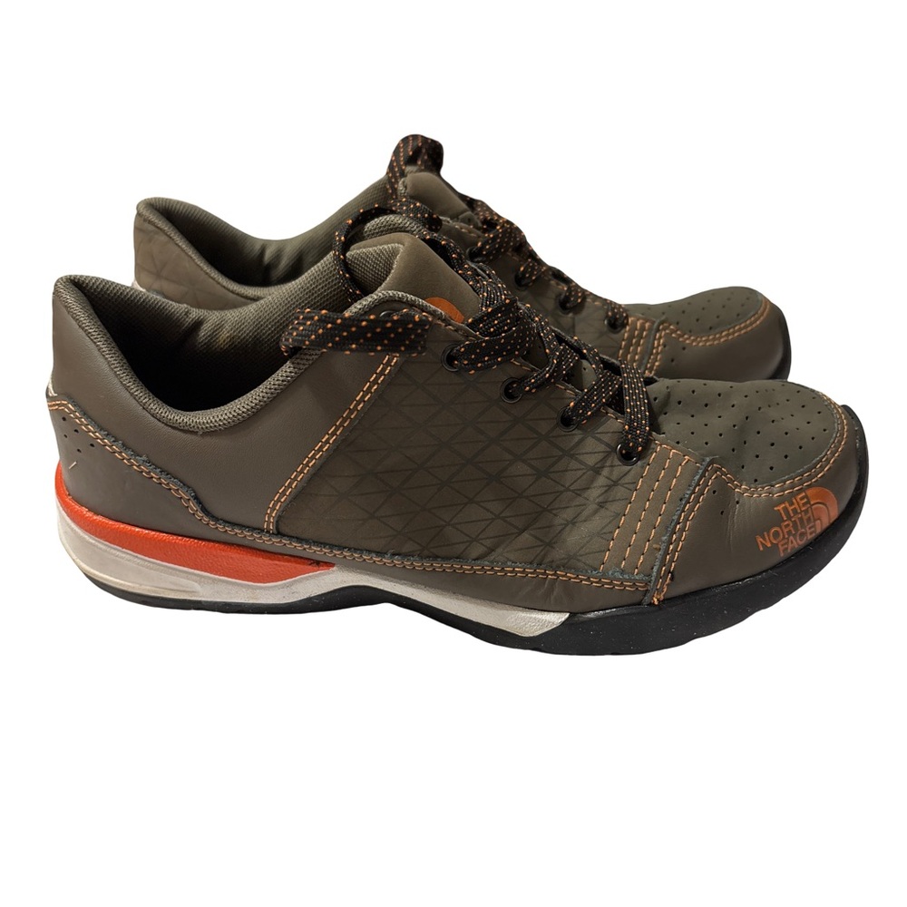 The North Face Mens Brown Orange Sneakers